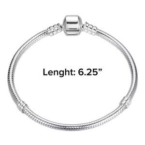 Chain Charm Bracelet 6.25” | 925 Silver | Brand New